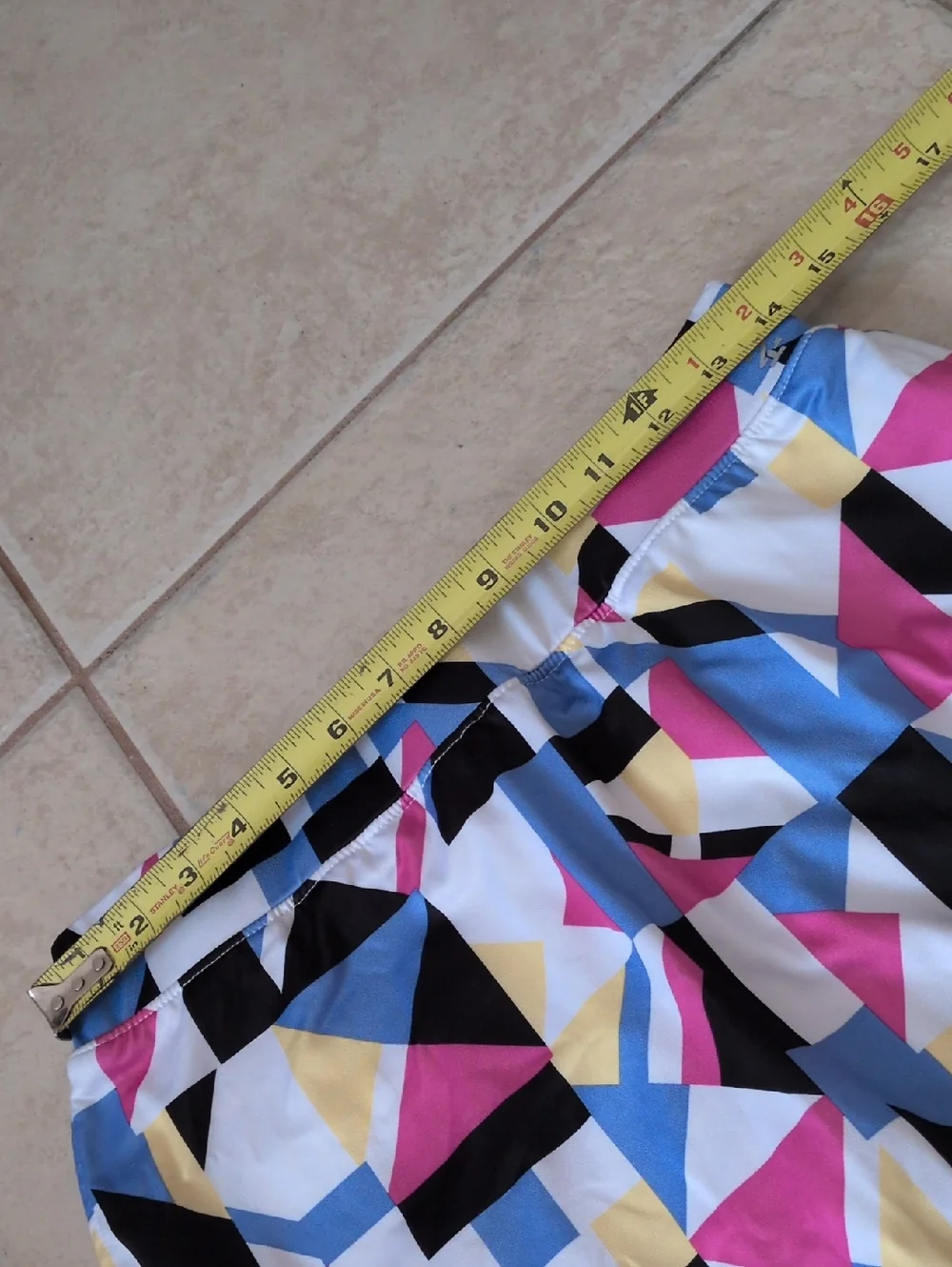 IZOD Geometric Print Athletic Skort Size Small